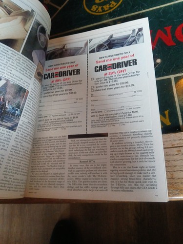 1987 March, Car and Driver Magazine, Hot-Shot Shoot-Out - Picture 6 of 7