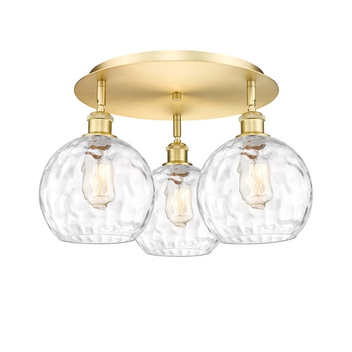 Innovations Lighting 516-3C-11-20 Athens Water Glass Flush Athens - Antique - Picture 4 of 12