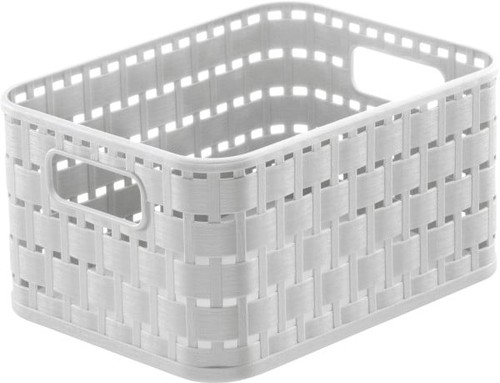 Rotho Korb Country A6, 2 L mistletoe weiß  Aufbewahrungsbox - Bild 1 von 3