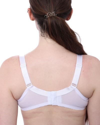 Gemm Underwired Bra Ladies Full Cup Non Padded Spotty Lace Underwear Cup D-H - Picture 4 of 5