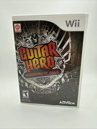 Guitar Hero: Warriors Of Rock Game w/Case & Manual for Nintendo Wii-Tested