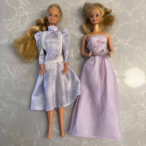 Vintage Barbie Doll Lot 14 With 125 Plus Pieces Of Clothing 1966-1999 - Picture 2 of 21
