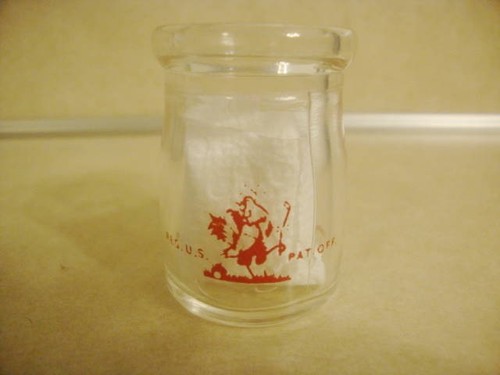 Vtg Individual Restaurant Dairy Milk Creamer CHICKEN in the ROUGH Advertising! - Picture 2 of 5