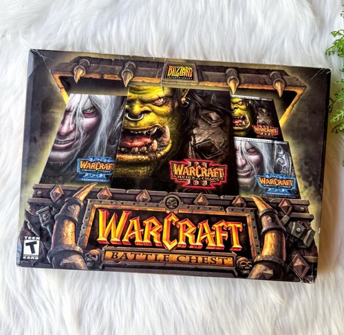 World of Warcraft 3 Battle Chest PC Spielanleitung Bücher Reign of Chaos CDs komplett - Bild 1 von 5