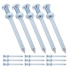  15 Pcs Nagelzubehör Heringe Für Belüfterschuhe Metalllandschaftseinsätze