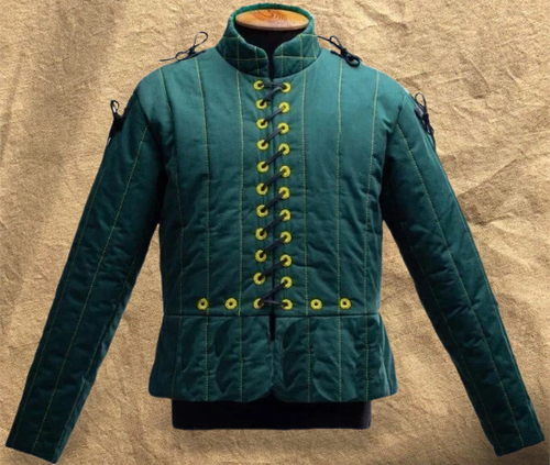Medieval Gambeson Thick Padded Jacket Coat | Aketon Armor for SCA/LARP & Cosplay - Picture 2 of 3
