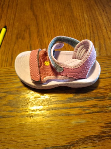 Teva Toddler Girl's Sport Sandals Size 4&5 Pink Lightweight Adjust Straps - Picture 6 of 11