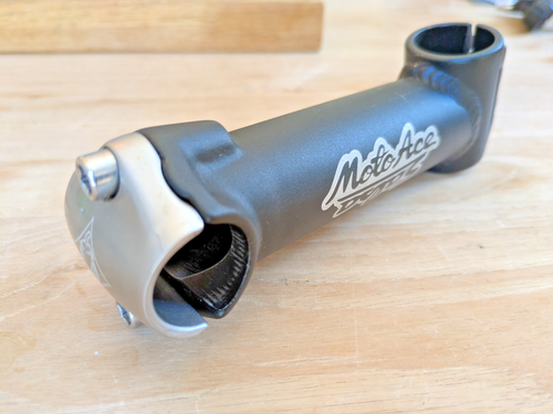 Salsa Moto Ace 1 1/8 MTB Stem 130mm 10 Degree 25.4 Black - Picture 2 of 7