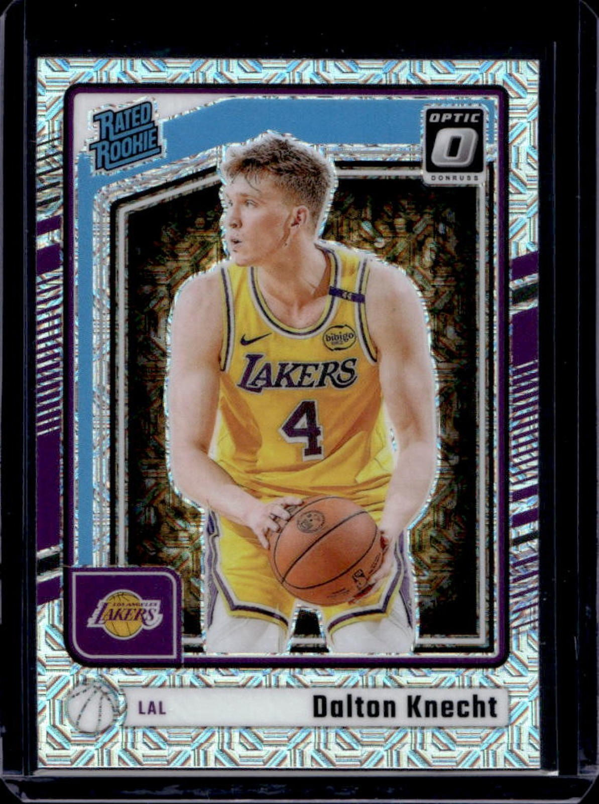 2024-25 Donruss Optic Dalton Knecht Rated Rookie Choice RC #256 Lakers