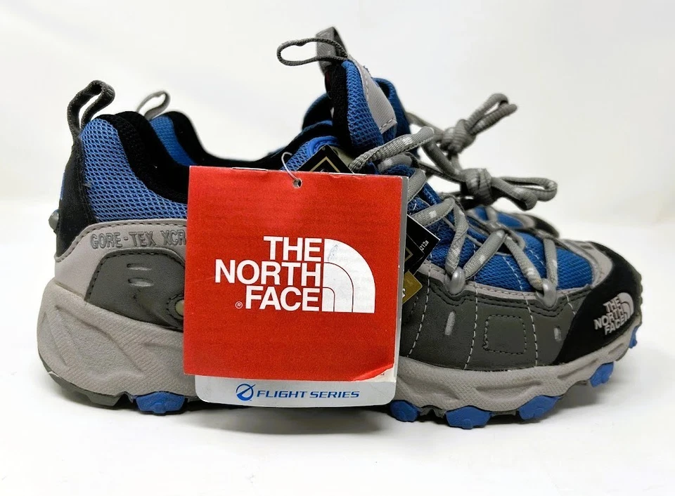NWT Vintage Y2K The North Face GORE-TEX XCR Trail Shoes Women's 6 Blue Hiking - Image 2 of 4
