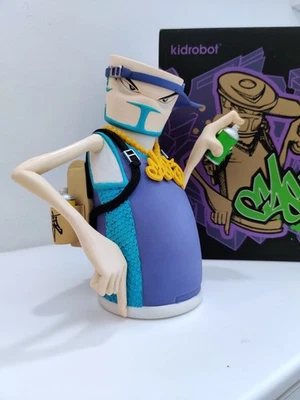 Kidrobot x East3 - Mugsy / Spray can 8” Vinyl Toy In Box **RARE** 300 copies - Photo 1/4