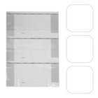  Löschbarer Monatlicher Plan Whiteboard -Kalender Vertikal Großer Wandplaner