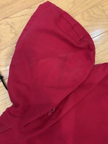 Vintage rote Carhartt Jacke Herren Kapuze Full Zip Y2K 90er schön - Bild 12 von 14