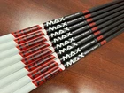 KBS MAX 85 Stiff Flex Graphite Iron Shafts 41" .370 (EIGHT PACK) **NEW**