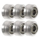 6 Stück Kunststoff-Lagerrolle 3D-Drucker Riemenscheibe Werkzeugzubehör für