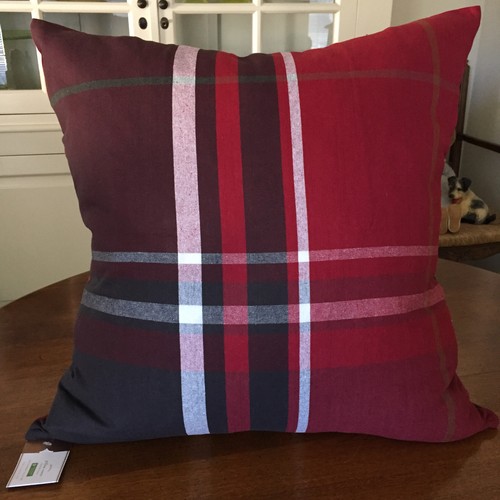 Pottery Barn McKinley Plaid Pillow Cover 24x24" Christmas Cabin Farmhouse NWT - Picture 6 of 6