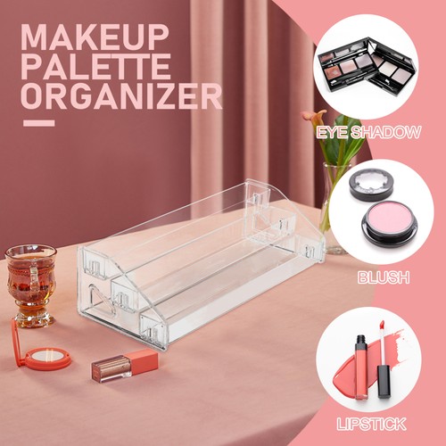 Bandejas organizadoras de accesorios para cabello con soporte de sombra de ojos para tocador perfume - Imagen 9 de 11