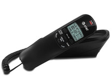 AT T TR1909 Trimline Corded Telephone   Slim Desk/Wall Phone