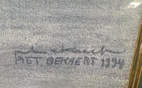 Large Oil Canvas Of Pots/Plants In A Garden  - Picture 8 of 8