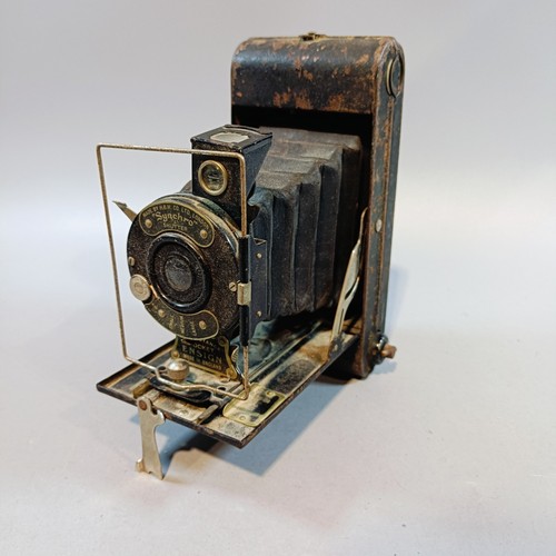 Fotocamere Pieghevoli Vintage, Telecamere Pieghevoli X 8 Fotocamere Pieghevoli Vintage Art Deco - Foto 9 di 19