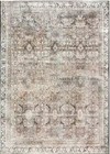 Ginger 60 in. x 84 in. Beige Polyester Cotton Abstract Indoor Area Rug Washable