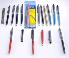 Vintage Paper-Mate Profile Double Heart SLIM & More Pen Lot Parts or Repair #48