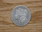 1886-New Orleans-nice VF condition-  $1 Morgan Silver Dollar-Free shipping-#78