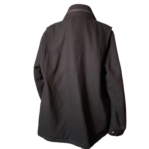 The Gap Lanificio Nello Gori True Black Wool Fatigue Jacket Large - Picture 2 of 11