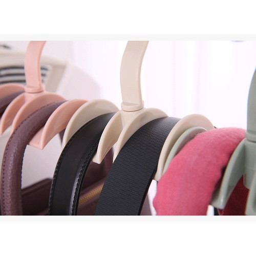 Organizador de estante de almacenamiento giratorio 5 piezas perchas para carteras de armario - Imagen 4 de 12