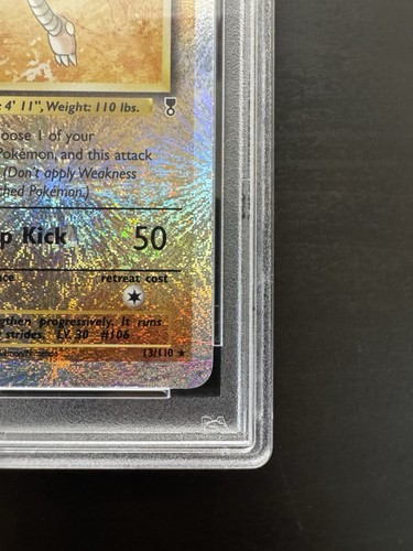 Hitmonlee 13/110 Reverse Holo Rare Legendary Collection Pokemon Card PSA 8 - Picture 4 of 22