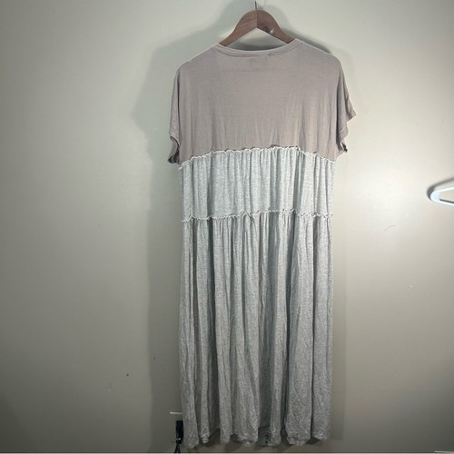 Vestido Anthropologie Saturday Sunday Bobbie Midi en Niveles Avena Talla Mediana - Imagen 5 de 10