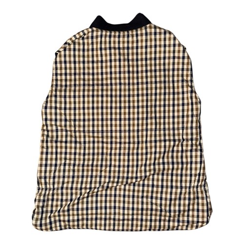 Chaqueta Chaleco Reversible Vintage Aquascutum Vesy Mujer M Nova Check Milford Cremallera - Imagen 4 de 7