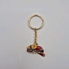 RED H ATTITUDE Keychain Red Hat Society