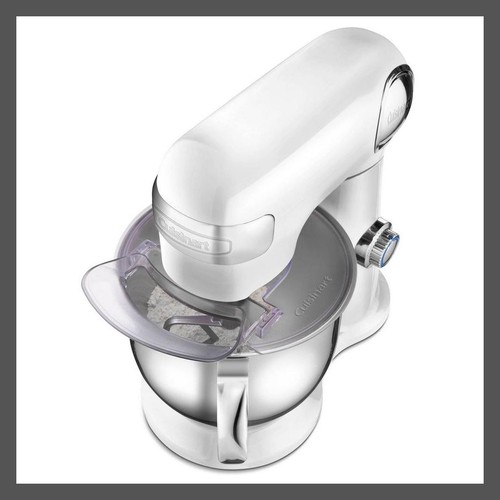 Cuisinart 5.5QT Stand Mixer White Linen 5.5qt SM-50 12 Speeds Bowl Kitchen - Picture 4 of 12