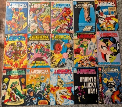 Legion of Super Heroes Vol. 3 (1984-1989) 23 Comic Mixed Lot 1-58