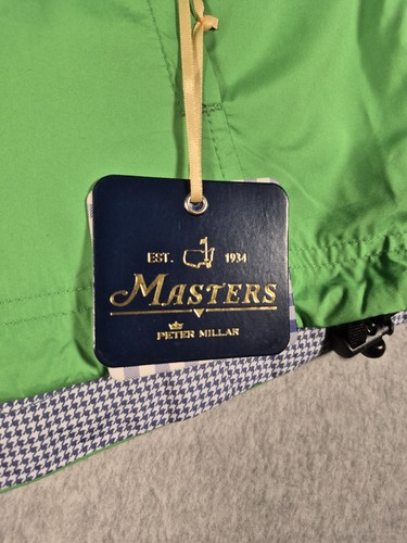 Peter Millar Masters Reversible Vest Jacket Small Green Full Zip Lightweight - Picture 2 of 10
