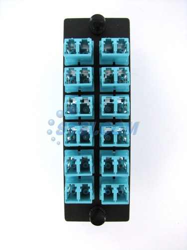 Panneau fibre Panduit FAP12WAQDLCZ avec adaptateurs duplex LC OM3/OM4 AUTHENTIQUE ~STSI - Photo 3/4
