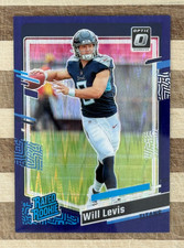 2023 Panini Donruss Optic Will Levis Purple Shock Prizm Rated Rookie RC #298