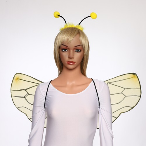Adults Kids Fairy Stick Party Headband Headwear Celebration Bee Wings Halloween - Picture 33 of 113