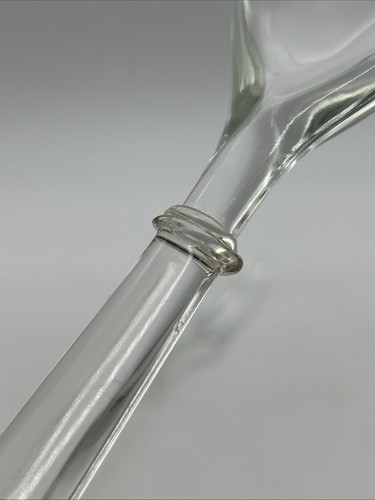 Vintage Pressed Glass Salad Servers Fork Spoon MCM - Picture 6 of 12