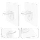 50pcs Shelf Support Pins Clear Shelf Clip Bracket Partition Pin For Wood