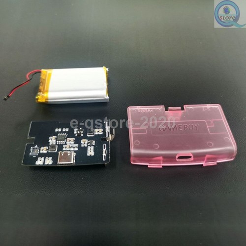 Rechargeable Battery Mod Diy Kit USB-C 1800mAh for Gameboy Advance Game Boy GBA - Picture 15 of 16