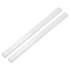 Square 6063 Aluminum Flat Bar, 2Pcs 5/16" Thickness 3/4" Width 12" Length