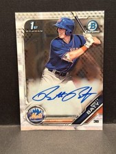 2019 Bowman Chrome Draft BRETT BATY #CDA-BB Auto