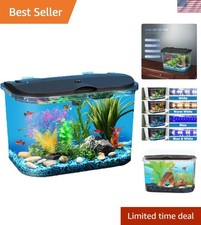 5-Gallon Aquarium Starter Kit with LED Lighting  Power Filter - Tropical Fish