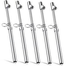 5 Pack Dual Head Tire Pressure Gauge Pencil Tire Gauges Heavy Duty Air Gauge 