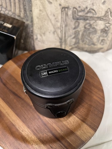 VTG OLYMPUS OM SYSTEM ZUIKO AUTO-MACRO F3.5 F=50mm LENS NEAR MINT IN BOX JAPAN - Picture 15 of 17