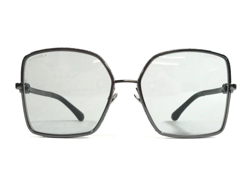 Gafas de sol Chanel 4288-Q c.108/87 monturas de rutenio brillante con lentes gris claro Foto 2 de 4