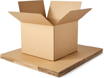 Cardboard Moving Boxes for Packing and Shipping, Large Size, 20'' X 20'' X 15'', Br