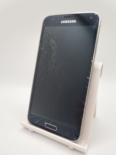 Samsung Galaxy S5 Black Unlocked 16GB 5.1" Android Smartphone Cracked Incomplete - Picture 4 of 14